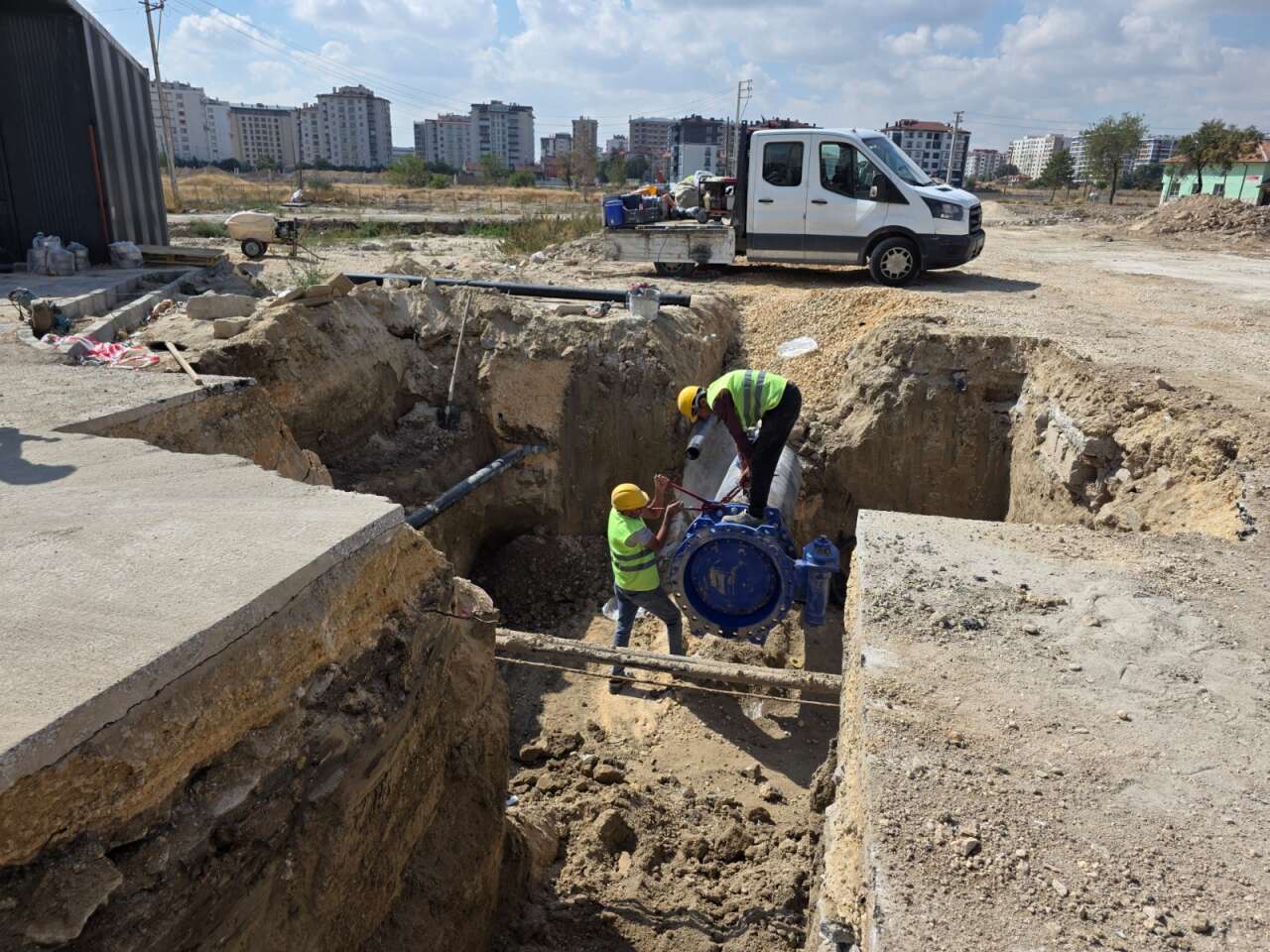 Konya’da 700’lük dev içme suyu hattı yenilendi 9